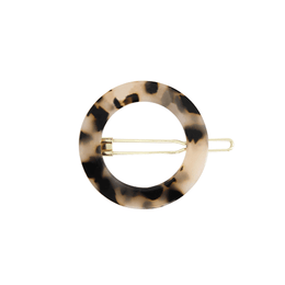 Barrette Ronde Ecaille Bachca
