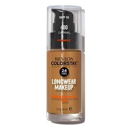 Fond de Teint Colorstay Peaux Mixtes à Grasses N°400 Caramel Revlon