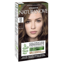 Coloration sans ammoniaque 6.3 Blond Foncé Doré Kéranove Naturanove
