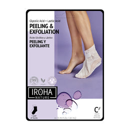 Masque Chaussettes Pieds Exfoliant Peeling Lavande Iroha Nature